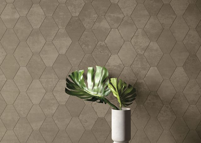 mosaico-esagono-effetto-metallo